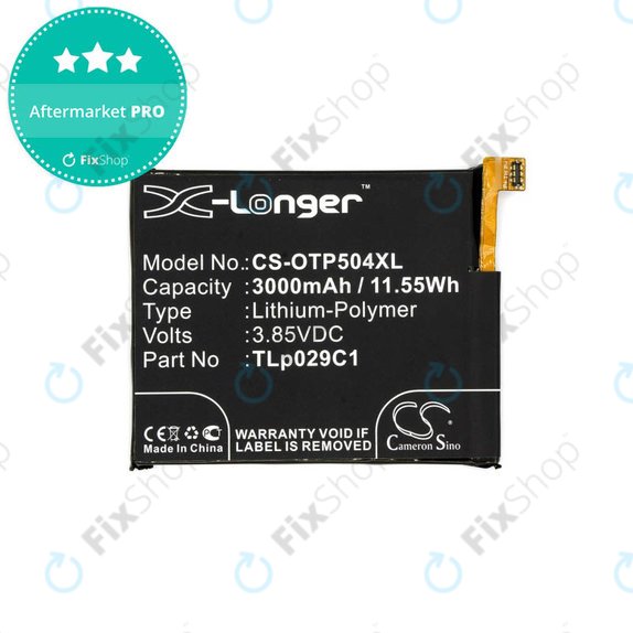 Bateria do Blackberry Key2 LE, TLP029C1, 3000mAh, HQ