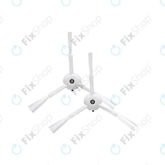 Szczotka boczna do Xiaomi Mi Robot Vacuum Mop 1S, 2 Lite, 2 Pro, Roborock S5 (Mijia 1S), S7 MaxV Ultra, S8, S8+, S8 Pro Ultra, Xiaowa E2, Lite C10, 2 szt., Biały, White