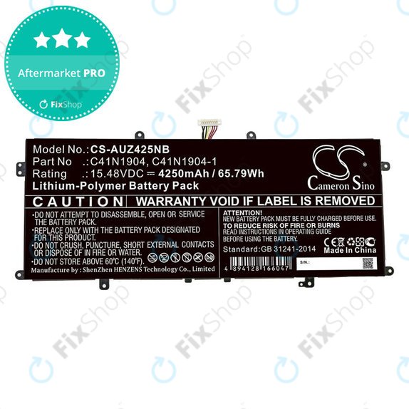 Bateria do Asus Zenbook 13, Zenbook 14, 4250mAh, Li-Pol, 15.48V, C41N1904, HQ