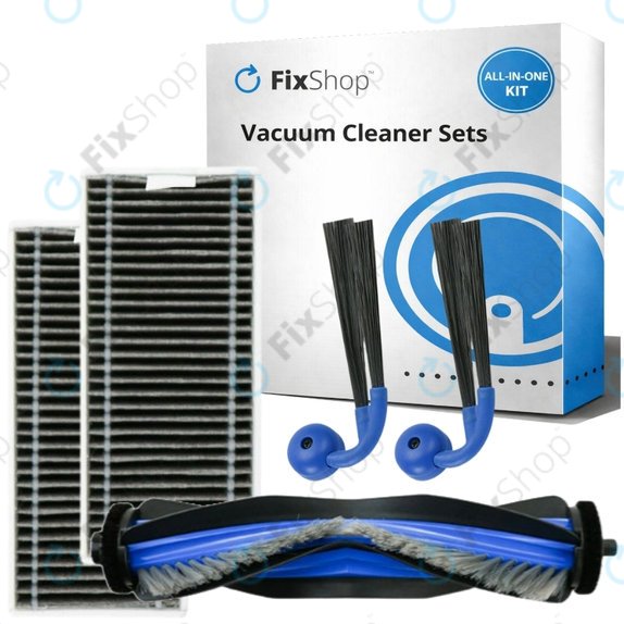 Zestaw części zamiennych do Ecovacs Deebot X9 Pro Omni (1x Główna szczotka, 2x Filtr, 2x Szczotka boczna)