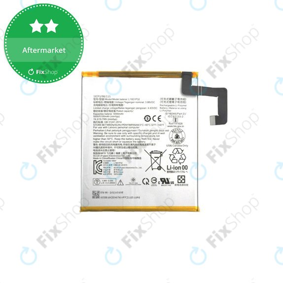 Bateria do Lenovo Tab M10 Plus, L19D1P32, 5000mAh