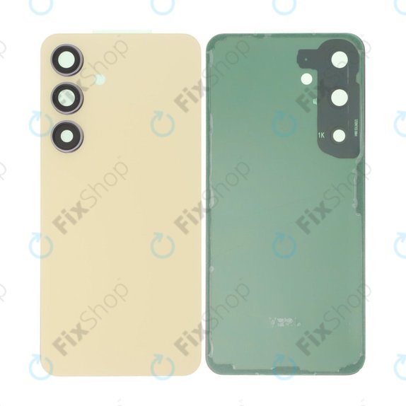 Tylna pokrywa baterii z kompletnym montażem do Samsung S24 S921B, Amber Yellow