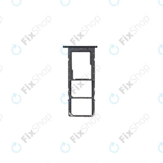 Tacka SIM do Samsung A02s A025F, GH81-20134A, Czarny, Black, Genuine Service Pack