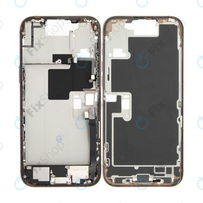 Ramka srodkowa do iPhone 16 Pro Max, Przyciski zasilania i głośności, Desert Titanium
