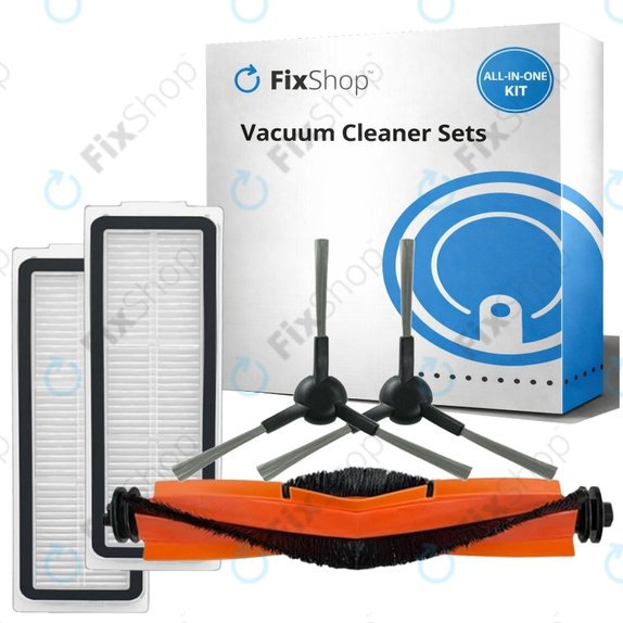 Zestaw części zamiennych do Xiaomi Robot Vacuum X20 Max, X20 Pro (1x Główna szczotka, 2x Filtr, 2x Szczotka boczna)