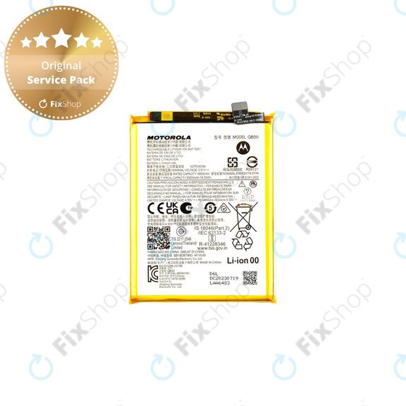 Bateria do Motorola Moto G84 5G, QB50, 5000mAh, SB18D97229, Genuine Service Pack