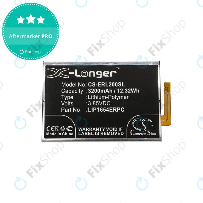 Bateria dla Sony Xperia L2, Sony H3311, 3200mAh, Li-Pol, 3.85 V, LIP1654ERPC, HQ