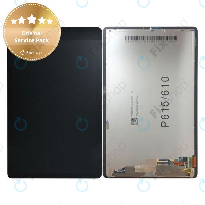 Wyświetlacz do Samsung Tab S6 Lite P610, P615, Ekran dotykowy bez ramki, GH82-22896A, Oxford Gray, Genuine Service Pack