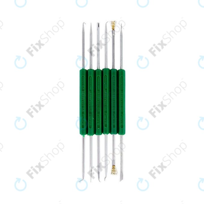 Narzedzia do naprawy PCB, czyszczenia ukladów scalonych, 6szt., Baku BK-120