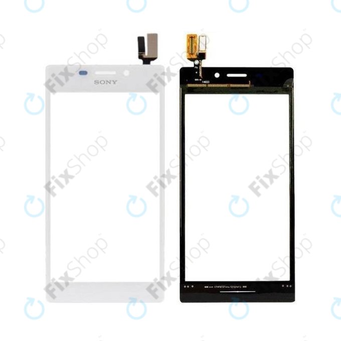 Ekran dotykowy do Sony Xperia M2 D2303 S50h, Bialy, White