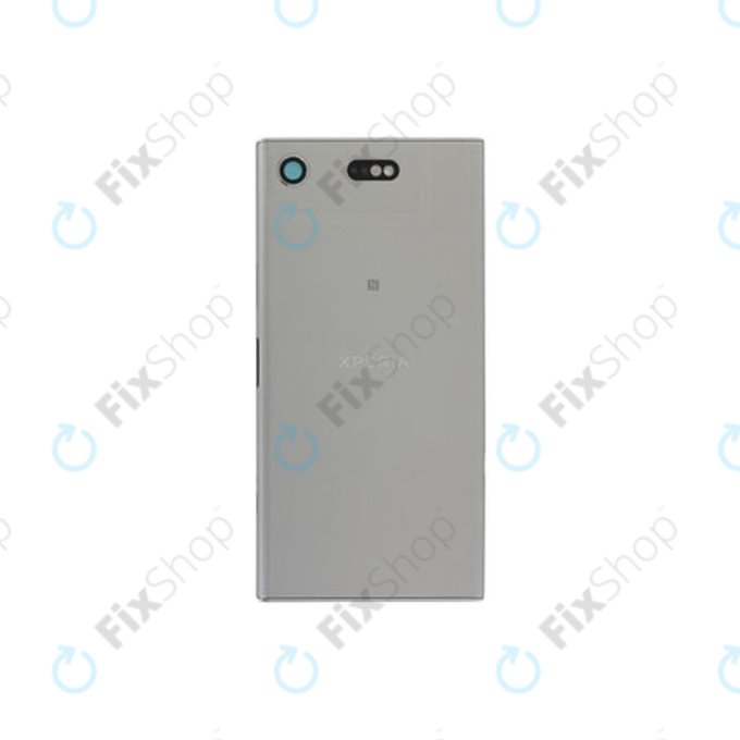 Tylna pokrywa baterii do Sony Xperia XZ1 Compact G8441, 1310-0305, White Silver, Genuine Service Pack