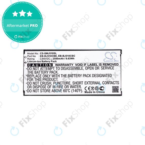 Bateria do Samsung J5 (2016), EB-BJ510CBC, 2500mAh, HQ