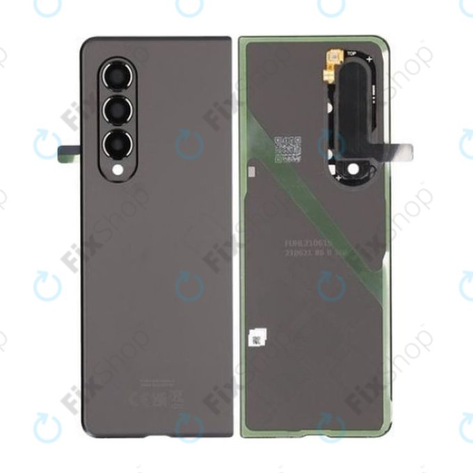 Tylna pokrywa baterii do Samsung Z Fold 3 F926B, GH82-26312A, Phantom Black, Genuine Service Pack