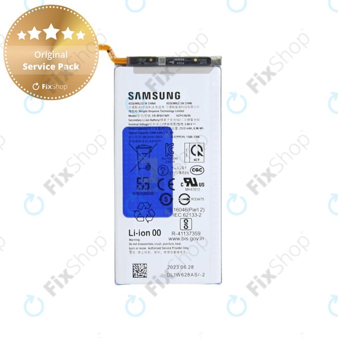 Bateria do Samsung Z Fold 5 F946B, EB-BF947ABY, 2380mAh, GH82-31846A, Genuine Service Pack