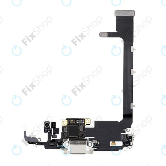 Zlacze ladowania + Flex Cable do iPhone 11 Pro Max | Srebrny | Silver