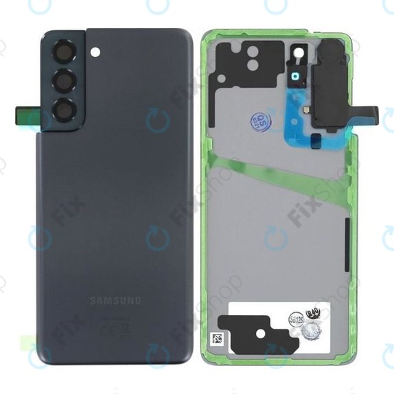Tylna pokrywa baterii do Samsung S21 G991B, GH82-24520A, GH82-24519A, Phantom Gray, Genuine Service Pack