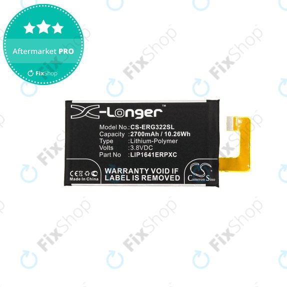 Bateria dla Sony Xperia XA1 Ultra G3221, 2700mAh, Li-Pol, 3.8 V, LIP1641ERPXC, HQ