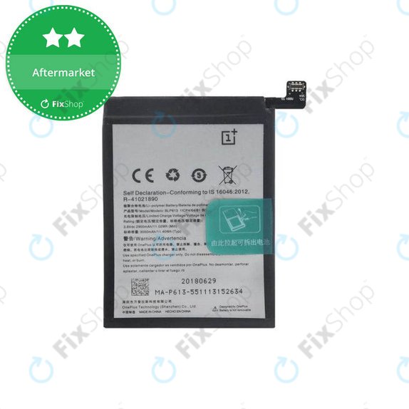 Bateria do OnePlus 3, BLP613, 3000mAh