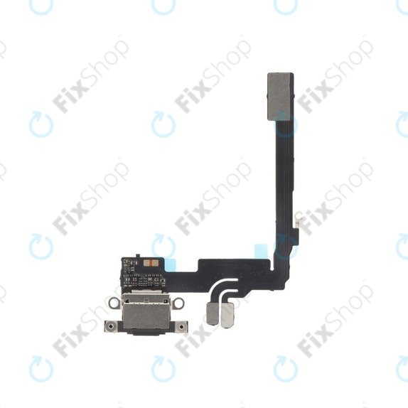 Złącze ładowania z taśmą flex do iPhone 16 Pro, Black Titanium