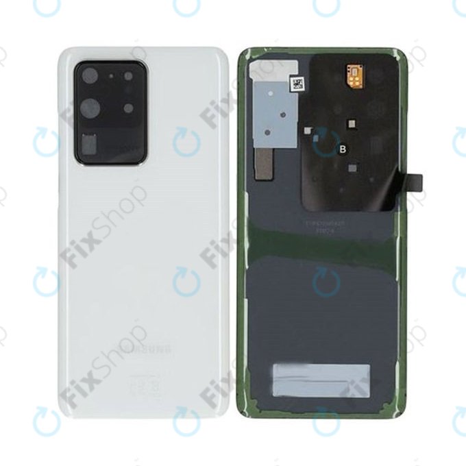 Tylna pokrywa baterii do Samsung S20 Ultra G988F, GH82-22217C, Cloud White, Genuine Service Pack