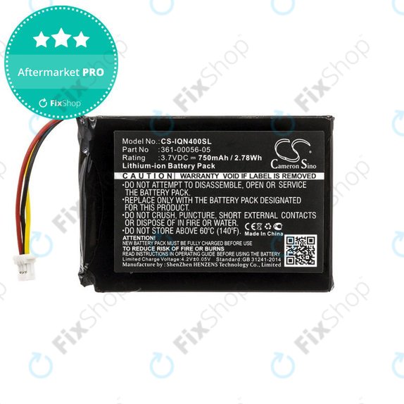 Bateria do Garmin Nüvi 40, 750mAh, Li-Ion, 3.7V, 361-00056-05, HQ