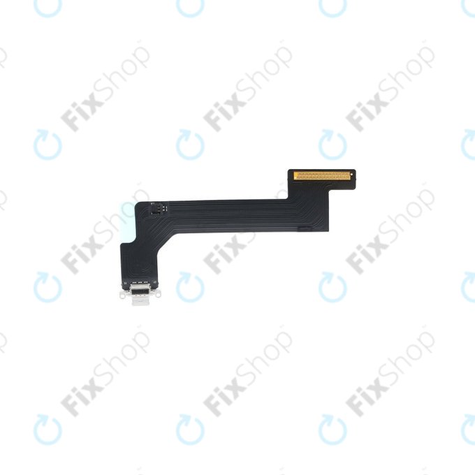 Złącze ładowania z taśmą flex do iPad 10th Gen 2022, Wersja WiFi, Bialy| White