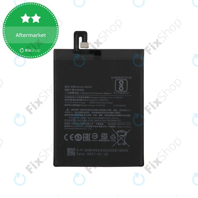 Bateria do Xiaomi Pocophone F1, BM4E, 4000mAh