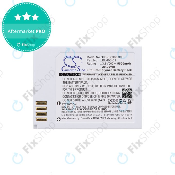 Bateria do Ezviz C3a, 5500mAh, Li-Pol, 3.8V, BL-BC-01, HQ