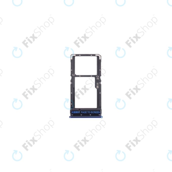 Tacka SIM z SD do Xiaomi Poco X3 Pro, Niebieski, Blue