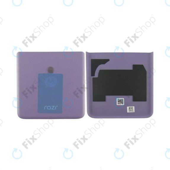 Tylna pokrywa baterii (Dolny) do Motorola Razr 40, 5S58C22941, Grape Compote, Genuine Service Pack