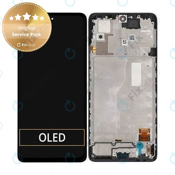 Wyświetlacz do Xiaomi Redmi Note 10 Pro, Ekran dotykowy z ramką, 56000200K600, Onyx Grey, Genuine Service Pack
