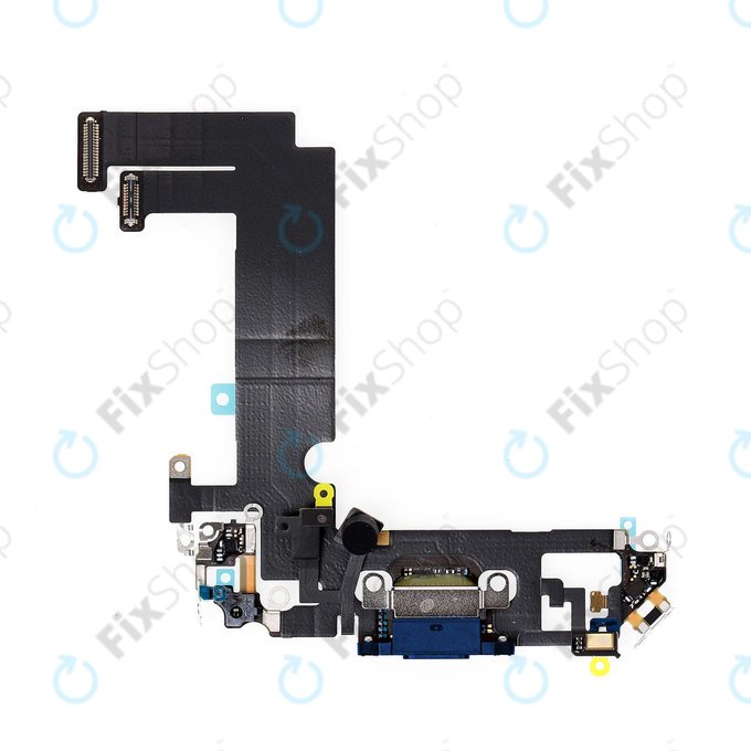 Złącze ładowania z taśmą flex do iPhone 12 Mini, Niebieski, Blue