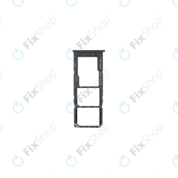 Tacka SIM do Samsung A12 A125F, GH98-46124A, Czarny, Black, Genuine Service Pack