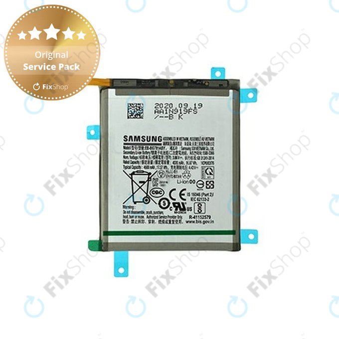 Bateria do Samsung S20 FE G780F, EB-BG781ABY, 4500mAh, GH82-24205A, GH43-05052A, GH82-25231A, Genuine Service Pack