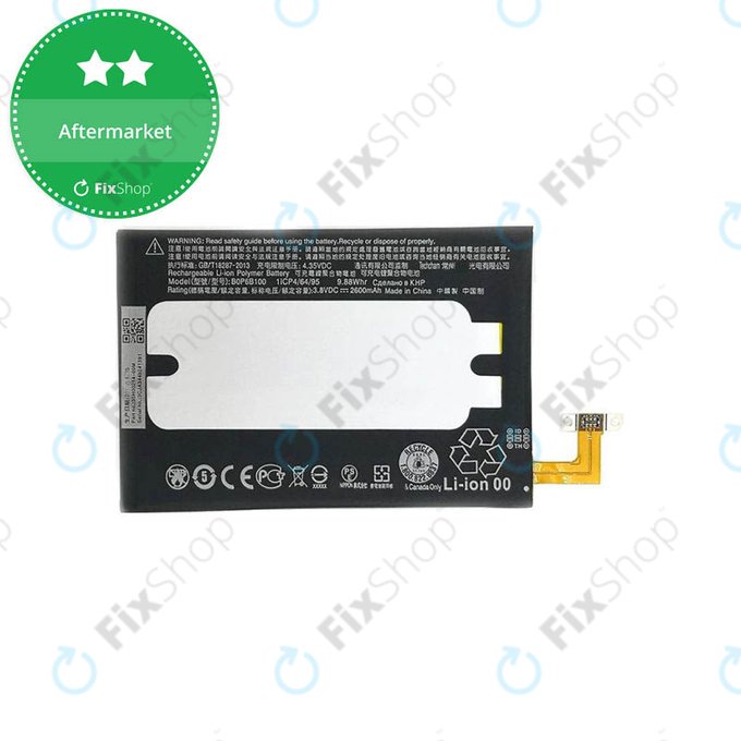 Bateria do HTC One M8, BOP6B100, 2600mAh