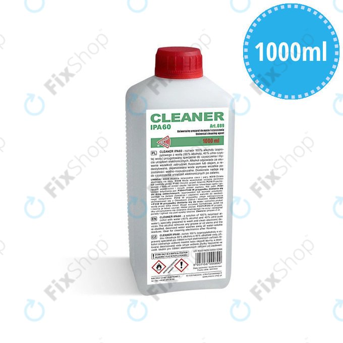Izopropanol 60%, 1000 ml, Cleanser IPA