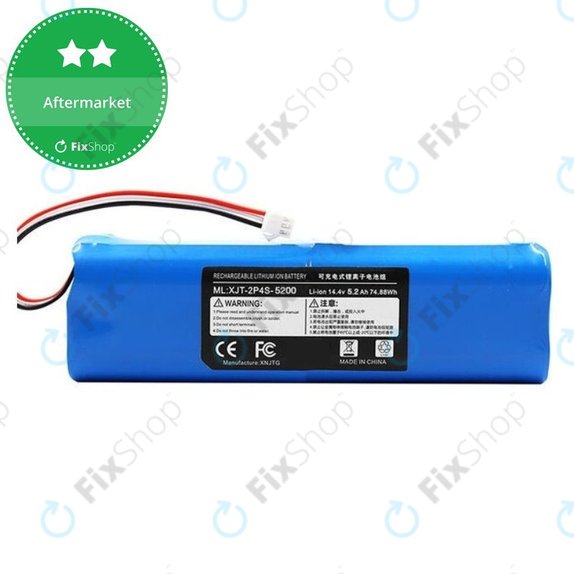 Bateria do Xiaomi EVA, EVE Plus, Viomi S9, Dreame D10 Plus, L10, Lenovo T1 Pro, Lydsto R1, R1 Pro, S1, S1 Pro, XJT-2P4S-5200, Li-Ion, 14,4V 5200mAh