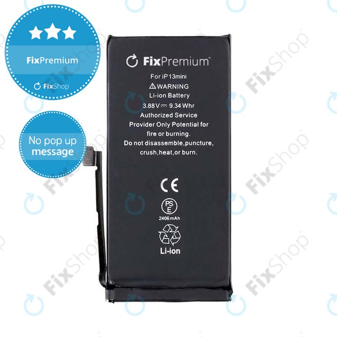 Bateria dla iPhone 13 Mini, 2406mAh, DIAGNOSTIC