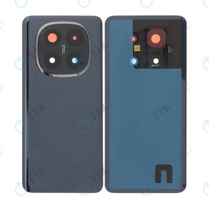 Tylna pokrywa baterii z kompletnym montażem do Xiaomi Redmi Note 14 Pro+ 5G , Midnight Black
