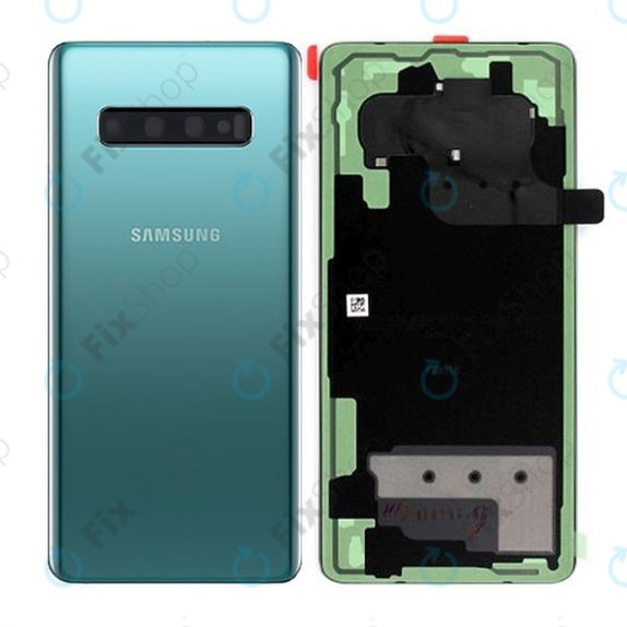 Tylna pokrywa baterii do Samsung S10 Plus G975F, GH82-18406E, Prism Green, Genuine Service Pack