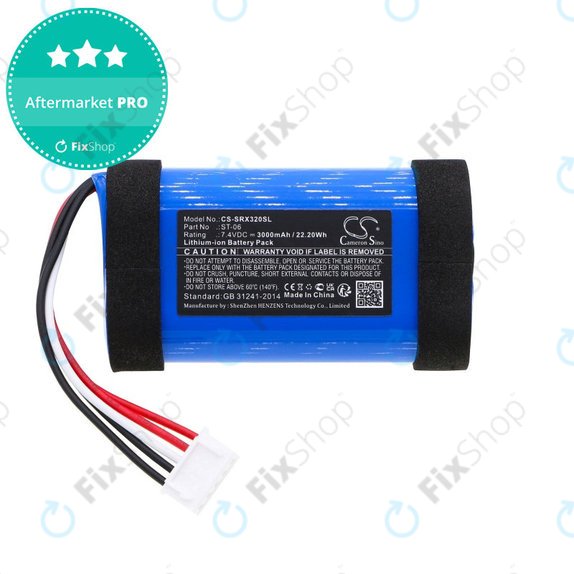 Bateria do Sony SRS-XB31, 3000mAh, Li-Ion, 7.4V, ST-06, HQ