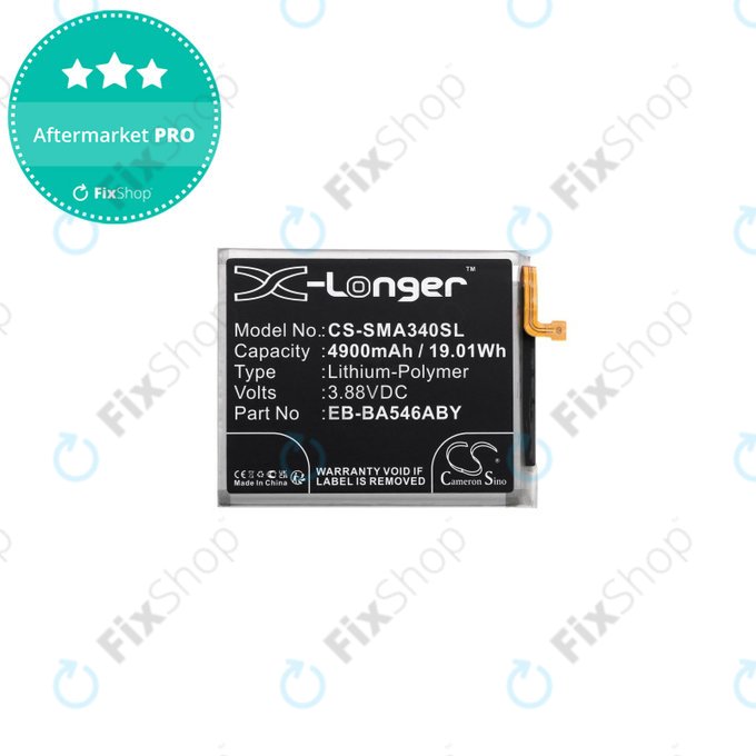 Bateria do Samsung A34 5G A346B, EB-BA546ABY, 4900mAh, HQ