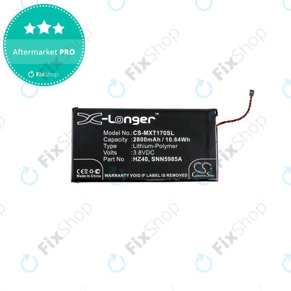 Bateria dla Motorola Moto Z2 Play XT1710-09, 2800mAh, Li-Pol, 3.8 V, HZ40, HQ