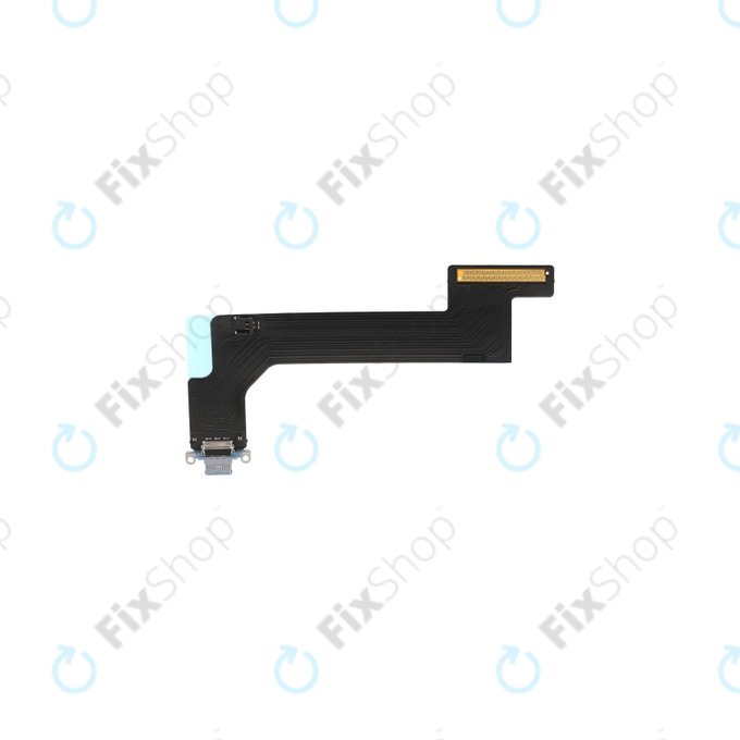 Złącze ładowania z taśmą flex do iPad 10th Gen 2022, Wersja WiFi, Niebieski, Blue