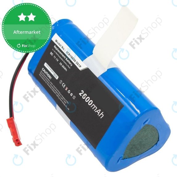 Bateria do Ecovacs CEN250, V700, ICR18650 3S1P, Li-Ion, 11,1V 2600mAh