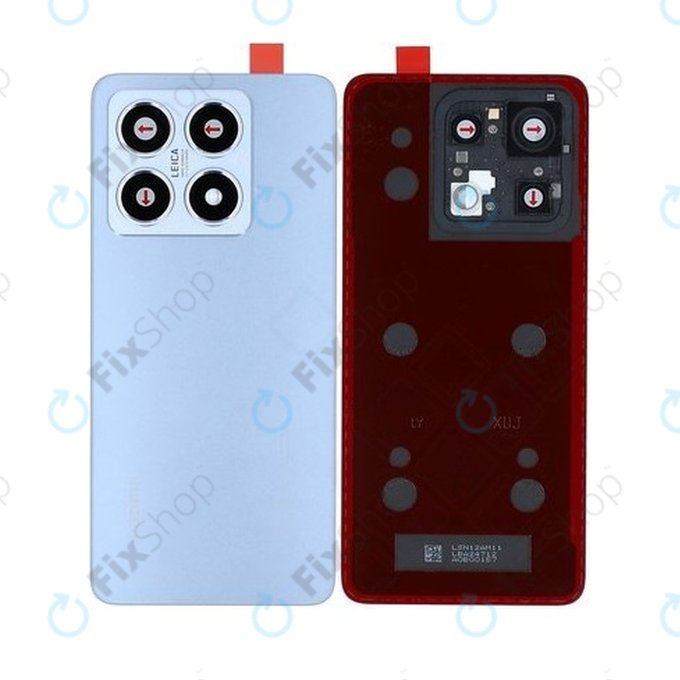 Tylna pokrywa baterii do Xiaomi 14T, 5600090N12A00, Titan Blue, Genuine Service Pack
