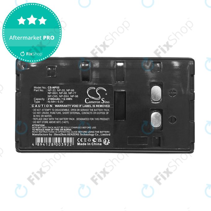 Bateria do Blaupunkt, Sony, Akai, HP, 2100mAh, Ni-MH, 6V, NP-33, HQ