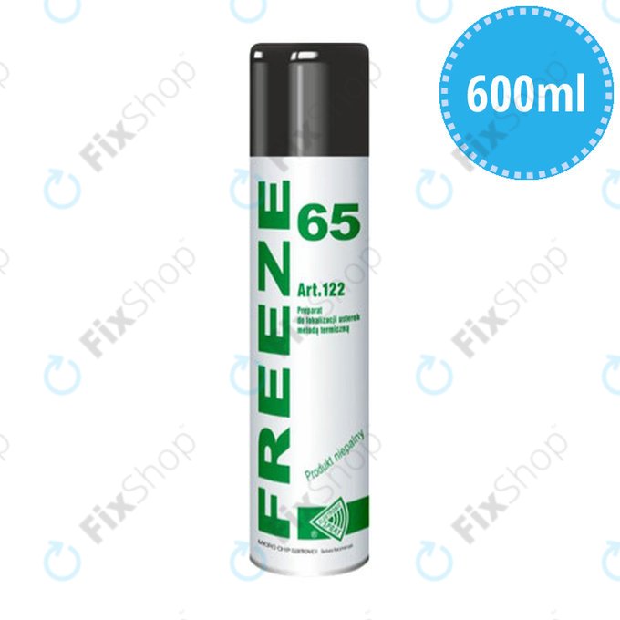 Spray chłodzący -55°C (niepalny, nieprzewodzący), 600ml, Freeze 65