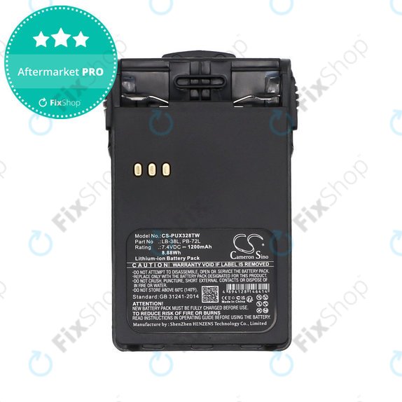 Bateria do ADI AT-46, Baojie BJUV22, Huntec HT-3688, 1200mAh, Li-Ion, 7.4V, LB-38L, HQ