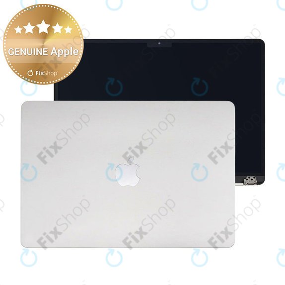 Wyświetlacz LCD do MacBook Air 15", A3114 (2024), z przednim szkłem i pokrywą, Silver, 661-40256, Genuine Apple